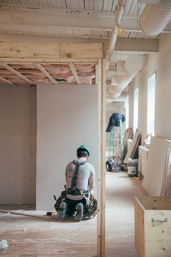 Dealing with Hearing Loss in the Workplace Construction worker inside of a building.